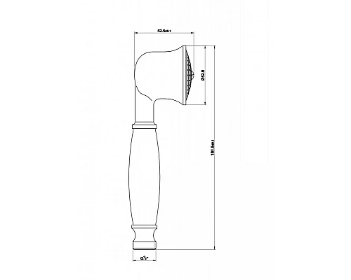 Ручной душ Cezares CZR-D1FC2-02-M