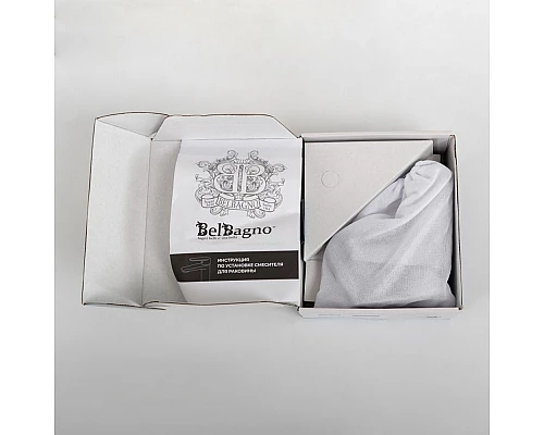 Смеситель для биде без донного клапана BelBagno DUE-BD-CRM-W0