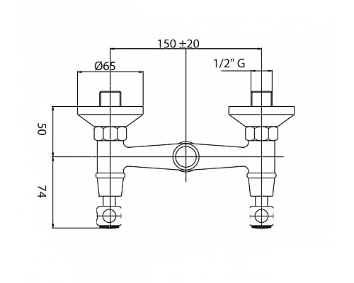 Смеситель для душа CEZARES DIAMOND-DS-01-Sw