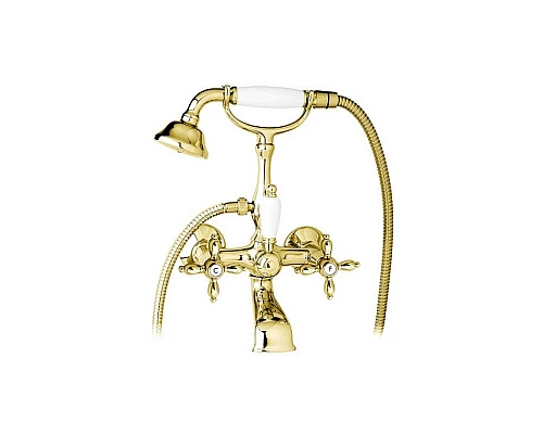 Смеситель для ванны с ручным душем, шлангом 150 см CEZARES NOSTALGIA-VD-03/24-Bi