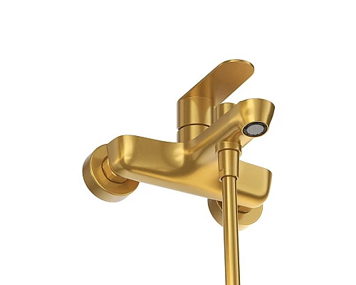 Смеситель для ванны и душа в комплекте с ручным душем, шлангом и держателем CEZARES STYLUS-VD-BORO