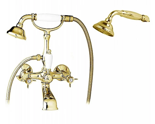 Смеситель для ванны с ручным душем, шлангом 150 см CEZARES LORD-VD-03/24-M