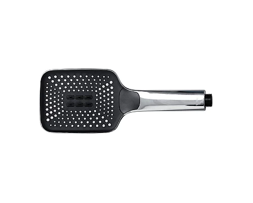 Смеситель для ванны и душа в комплекте с ручным душем, шлангом и держателем BelBagno DUE-VASM-CRM