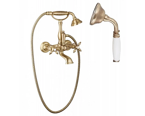 Смеситель для ванны с ручным душем, шлангом 150 см CEZARES NOSTALGIA-VD-02-Bi