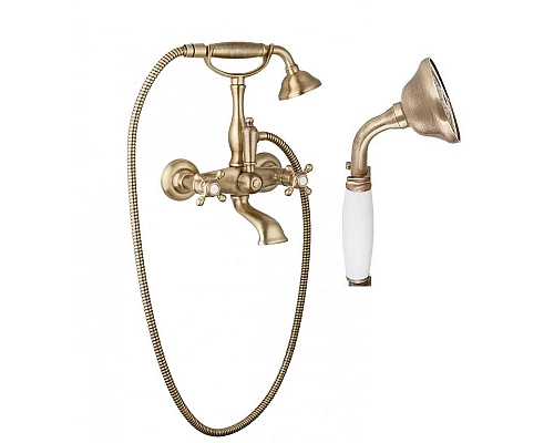 Смеситель для ванны с ручным душем, шлангом 150 см CEZARES GOLF-VD-02-Bi