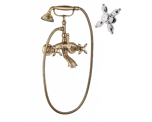 Смеситель для ванны с ручным душем CEZARES ATLANTIS-NOSTALGIA-VD-01
