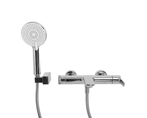Смеситель для ванны и душа в комплекте с ручным душем, шлангом и держателем CEZARES LUX-VD-01