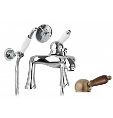 Смеситель на борт ванны с ручным душем CEZARES ELITE-PBVM-02-Nc