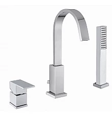 Смеситель на борт ванны на 3 отверстия CEZARES UNIKA-BVD3-01