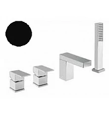 Смеситель на борт ванны на 4 отверстия CEZARES UNIKA-BVD4-NOP