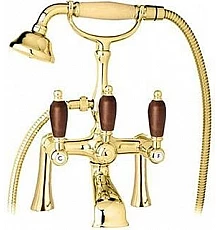 Смеситель на борт ванны с ручным душем CEZARES FIRST-PBV-03/24-Nc