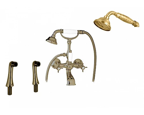 Смеситель на борт ванны с ручным душем, шлангом 150 см CEZARES LORD-PBV-02-M