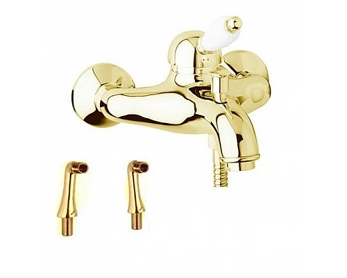 Смеситель на борт ванны с ручным душем CEZARES ELITE-PBVM-03/24-Bi