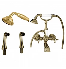 Смеситель на борт ванны с ручным душем шлангом 150см CEZARES GOLF-PBV-02-M