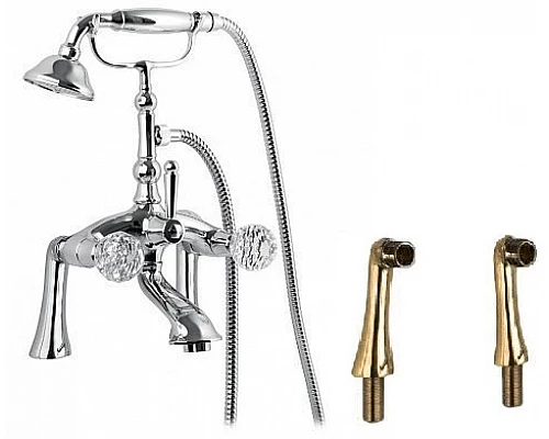 Смеситель на борт ванны с ручным душем CEZARES ATLANTIS-PBV-03/24-Sw/M