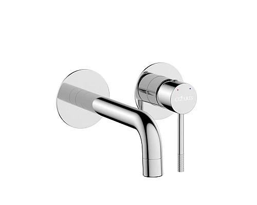 Смеситель для раковины встраиваемый с внутренней частью, без донного клапана CEZARES RELAX-BLI2-1-01-W0