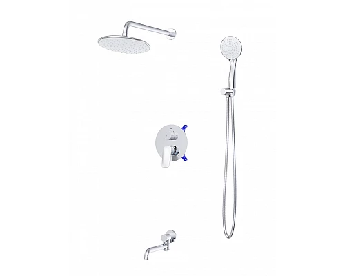 Душевой комплект встраиваемый с изливом BelBagno MARINO-VDSET-CRM