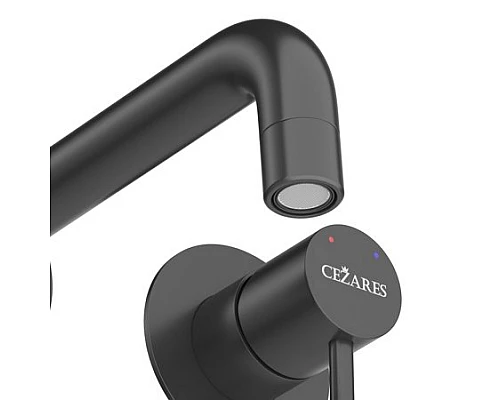 Смеситель для раковины встраиваемый с внутренней частью, без донного клапана CEZARES RELAX-BLI2-1-NOP-W0