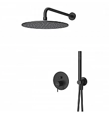 Душевая система CEZARES LEAF-DSIP-30-L-NOP черный матовый