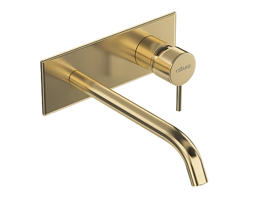 Смеситель для раковины встраиваемый однорычажный, с тонкой ручкой CEZARES LEAF-BLI1-20-L-SR