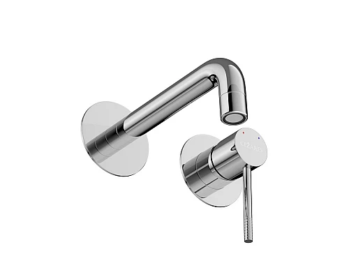 Смеситель для раковины встраиваемый с внутренней частью, без донного клапана CEZARES RELAX-BLI2-1-01-W0