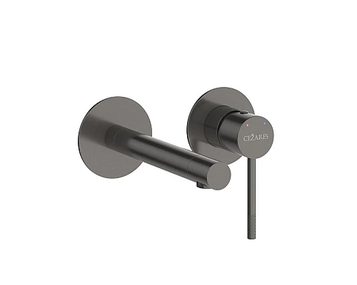 Смеситель для раковины встраиваемый с внутренней частью, без донного клапана CEZARES RELAX-BLI2-2-GM-W0