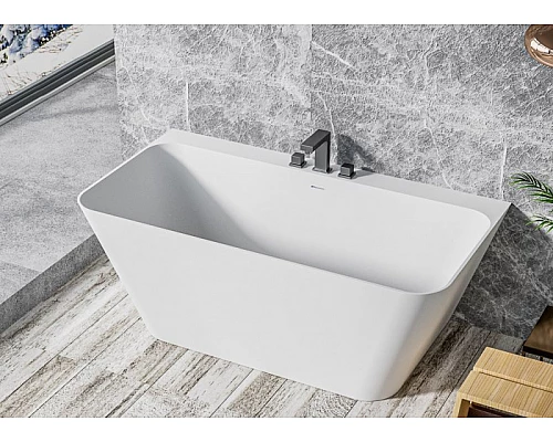 Ванна из искусственного камня Solid Surface 1700x800x600 CEZARES CZR-LINER-170-80-60-SSB