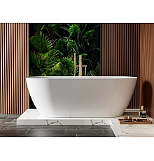 Ванна из искусственного камня Solid Surface 1700х800х570 CEZARES CZR-RELAX-170-80-57-SSB