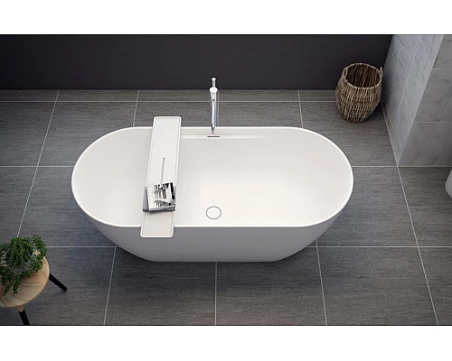 Ванна из литьевого мрамора CEZARES TITAN-ROUND-170-75-57