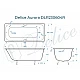 Ванна чугунная Delice Aurora 160х75 с отверстиями под ручки DLR230604R
