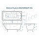 Ванна чугунная Delice Fusion 170х70 с антискользящим покрытием DLR230647-AS