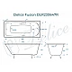 Ванна чугунная Delice Fusion 170х70 с отверстиями под ручки DLR230647R
