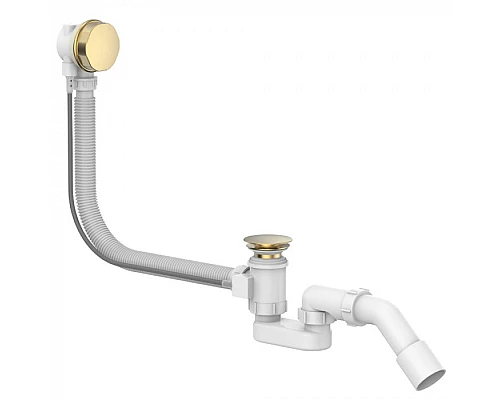 Слив-перелив полуавтомат Золото матовое Delice DLR000025