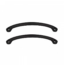 Ручки для чугунных ванн Черные матовые дугообразные Delice серия Elite (комплект 2 шт)