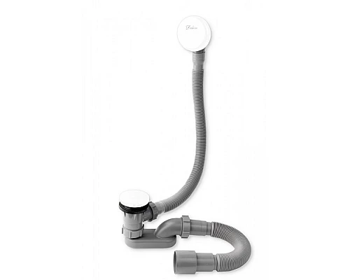 Слив-перелив автомат Click Clack Белый глянцевый Delice