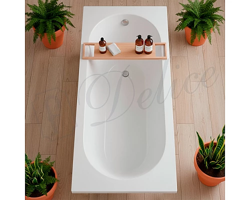 Ванна из литьевого мрамора Delice Bravo 160х70 матовая DLR330033-M