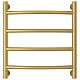 Заказать Полотенцесушитель водяной 500х500 золотой матовый Сунержа Галант+ 032-0200-5050 в магазине сантехники Santeh-Crystal.ru