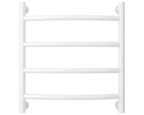 Купить Полотенцесушитель водяной 500х500 белый глянец Сунержа Галант+ 12-0200-5050 в магазине сантехники Santeh-Crystal.ru