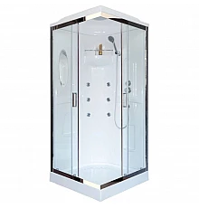 Душевая кабина 90х90х217 см Royal Bath RB90HP2-T-CH прозрачное