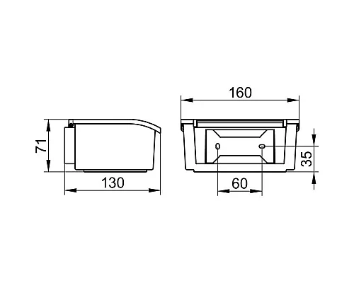 Заказать Бокс для салфеток KEUCO Elegance New 11667013000 в магазине сантехники Santeh-Crystal.ru