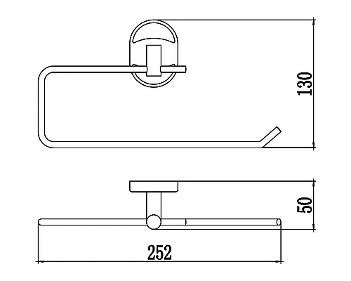 Заказать Держатель бумажных полотенец 25,2 см Savol 70 S-L07052 в магазине сантехники Santeh-Crystal.ru