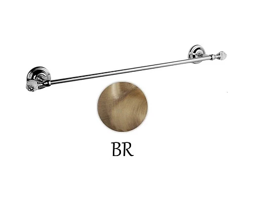 Купить Полотенцедержатель 60 см бронза Tiffany World Crystal TWCR111br-sw в магазине сантехники Santeh-Crystal.ru