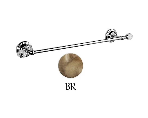 Приобрести Полотенцедержатель 49 см бронза Tiffany World Crystal TWCR113br-sw в магазине сантехники Santeh-Crystal.ru