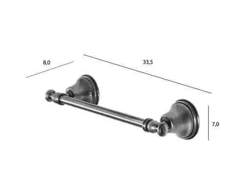 Купить Полотенцедержатель 33,5 см бронза Tiffany World Harmony TWHA014br в магазине сантехники Santeh-Crystal.ru