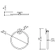 Приобрести Кольцо для полотенец Devon&Devon Cavendish WM07CR в магазине сантехники Santeh-Crystal.ru