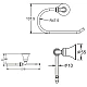 Приобрести Кольцо для полотенец Rose RG1206 в магазине сантехники Santeh-Crystal.ru