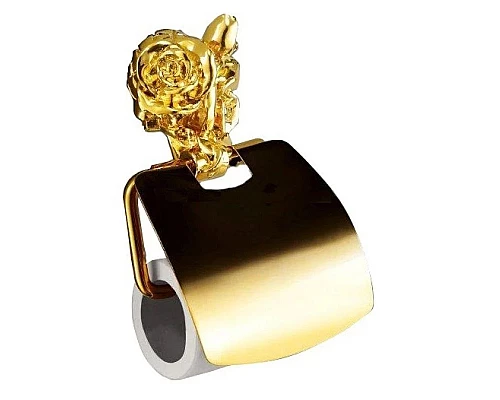 Приобрести Держатель для туалетной бумаги золото Art&Max Rose AM-0919-Do в магазине сантехники Santeh-Crystal.ru