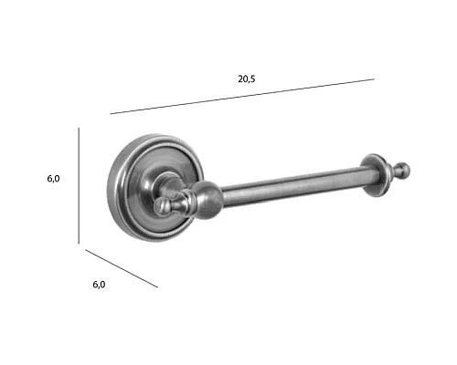 Приобрести Держатель туалетной бумаги хром Tiffany World Bristol TWBR019cr в магазине сантехники Santeh-Crystal.ru