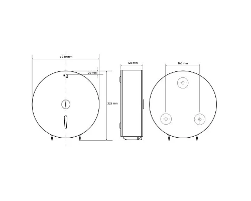 Заказать Диспенсер туалетной бумаги Bemeta Hotel 148312085 в магазине сантехники Santeh-Crystal.ru