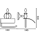 Приобрести Держатель туалетной бумаги Art&Max Bohemia AM-E-4283-Br в магазине сантехники Santeh-Crystal.ru